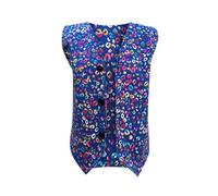 Kinder Pailletten Weste jaune ärmellos V-Ausschnitt Glitzer Weste Jacke Festlich Party Tanzbekleidung Bühnenauftritt Hip Hop Jazz Tango Street Dance Kleidung Tanzkostüm Performance-Kostüm 110 92 2 ans