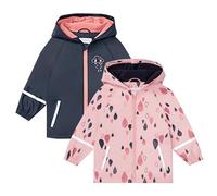 Kinder Regenjacke Wasserdicht Regenmantel Regenbekleidung Leichte Windjacke Veste softshell avec Kapuze Wasserdicht Outdoor Abenteuer Wandern Camping Schule Bleu marine 5-6 ans