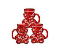 KINDER ROHAN - 3 Chopes en Verre de 25 Chocolats de Noël