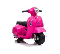 Kinder Roller Voiture Électrique 6V LED Véhicule Enfant Vespa Scooter Rose