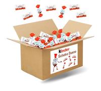 KINDER Schokobons et Mini Bueno | Assortiment de 240 Bonbons au Chocolat | carton 1.5kgs de bonbons chocolatés à Partager pour Halloween