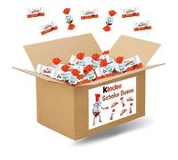KINDER Schokobons et Mini Bueno | Assortiment de 240 Bonbons au chocolat | Carton de 1.5 kgs à Partager pour Halloween