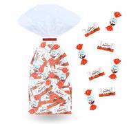 KINDER Schokobons et Mini Bueno | Assortiment de 60 Bonbons au Chocolat | Sachet de bonbons chocolatés à Offrir ou à Partager pour Halloween
