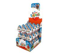 Kinder Surprise - Pack de 36 Œufs en Chocolat 20g - Œufs Surprise avec Jouets Playmobil à Collectionner - Coffret Chocolats Kinder pour Enfants - Idéal Cadeaux, Fêtes et Anniversaires