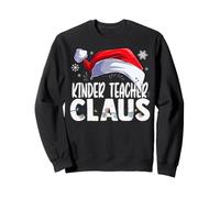 Kinder Teacher Costume de Père Noël Amusant Assorti Sweatshirt