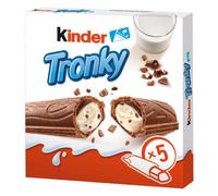 Ferrero kinder Tronky 5 gaufrettes au cacao fourrées au lait paquet de 90g