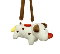 Kinder Umhängetasche - Süße Hunde Tasche | Plüsch Polyester Schultertasche - Weiche Kindertasche mit pelzigem Welpenmotiv und geräumigem Innenfach, Ideal für Schule, Ausflüge & Spielverabredungen