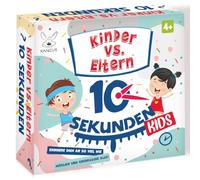 Kinder vs. Eltern 10 Sekunden Kids Kartenspiel AB 4 Jahren mit 48 Karten Merkspiel für Kinder und Familie Lernspiel über Beobachtungsgabe und Konzentration