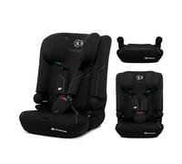 Kindercraft I-Comfy, Siège auto pour Enfants, Régulations (76-150 cm), Dossier Ajustable, Harnais de Sécurité à 5 points, Système de Croissance facile, pour Enfant, Installation Facile, Noir