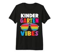Kindergarten Back to School Sunglasses Vibes Retro First Day T-Shirt Haut de Gamme
