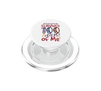 Kindergarten Grade Survived 100 Days of Me Back to School PopSockets PopGrip pour MagSafe