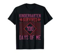 Kindergarten Grade Survived 100 Days of Me Back to School T-Shirt