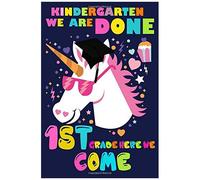 Kindergarten Graduation Magical Unicorn Notebook: Kindergarten We Are Done 1st Grade Here We Come