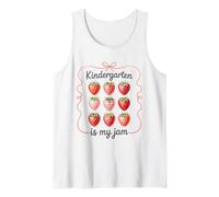 Kindergarten is My Jam Strawberry pour Les Enseignants et Les Enfants d'âge préscolaire Débardeur
