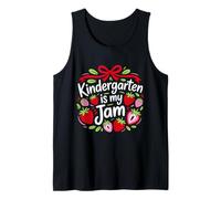 Kindergarten is My Jam Strawberry pour Les Enseignants et Les Enfants d'âge préscolaire Débardeur