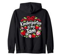 Kindergarten is My Jam Strawberry pour Les Enseignants et Les Enfants d'âge préscolaire Sweat à Capuche