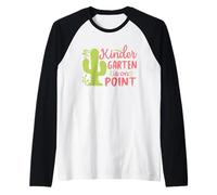 Kindergarten is on Point Funny Back to School for Kids Manche Raglan
