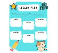 kindergarten lesson plans: lesson plan book teacher created resources