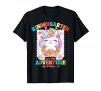 Kindergarten Let The Adventure Begin Cute Unicorn Lover Girl T-Shirt