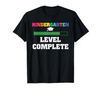 Kindergarten Level Complete Graduation Funny Back to School T-Shirt Graphique avec Valeur