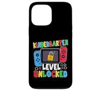 Kindergarten Level Unlocked Gamer Back to School Boy Coque pour iPhone 13 Pro Max