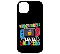 Kindergarten Level Unlocked Gamer Back to School Boy Coque pour iPhone 14 Plus