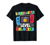 Kindergarten Level Unlocked Gamer Back to School Boy T-Shirt