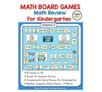 Kindergarten Math Board Games Math Review for Kindergarten - 15 Games in All - Volume 2: Complements Spiral Review for Kindergarten - Great for ... Sequence Board Game + 14 More! Ages 5-7