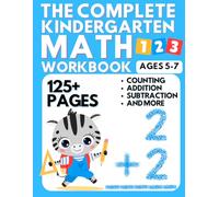 Kindergarten Math Exercises Workbook Activities: Hands-On Counting & Number Sense & Fun Cut-and-Paste Exercises for Early Learners Homeschool & Extra Practice for Basic Math Skills & Numeration
