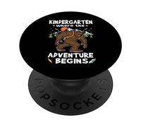 Kindergarten The Adventure Begins Back to School Bigfoot PopSockets PopGrip Adhésif