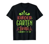Kindergarten Tribe Funny Back to School Student Teacher Kids T-Shirt Graphique avec Valeur