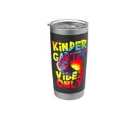 Kindergarten Vibes Back To School Teacher Student Tie Dye Gobelet isotherme en acier inoxydable double paroi