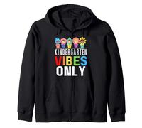Kindergarten Vibes Only 1er Jour d'école pour Enfants, garçon et Fils, drôle Sweat à Capuche