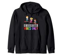 Kindergarten Vibes Only 1er Jour d'école pour Enfants, garçon et Fils, drôle Sweat à Capuche