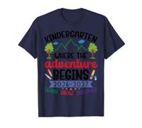 Kindergarten Where The Adventure Begins 2026 2027 Garçons Filles T-Shirt