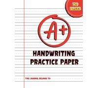 Kindergarten writing paper abc: 120 Blank abc kids handwriting paper