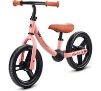 Kinderkraft 2WAY NEXT - Vélo d'appartement - selle et guidon réglables - cadre léger - pneus en mousse EVA - angle de braquage limité - ergonomique - rose