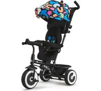 Kinderkraft ASTON - tricycle - siège pivotant - grandes roues indestructibles - pliable - ceintures de sécurité - poignée parentale réglable - accessoires