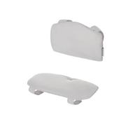 Kinderkraft ENOCK Coussin de chaise haute bébé, Sangles de fixation, Facile à nettoyer, 2 Coussins très doux, Fabriqués dans une matière agréable au toucher, Gris