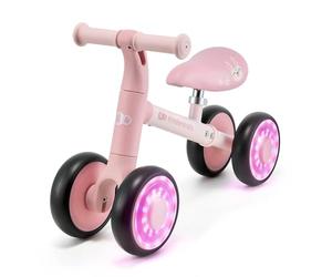 Kinderkraft Cutie Draisie, vélo d'apprentissage sans pédales, Roues avec lumières LED, Design Moderne, Construction sûre, pour Enfants à partir de 1 an, Rose