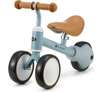 Kinderkraft CUTIE Tricycle - Mini tricycle/toboggan - Selle réglable - Pneus EVA - Léger et compact - A partir de 1 an - Châssis en acier - Bleu
