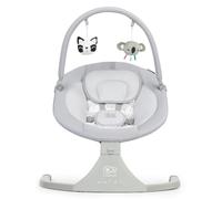 Kinderkraft Électrique Transat LULI, 2 en 1, Balancelle, Réglage, Solide, Gris