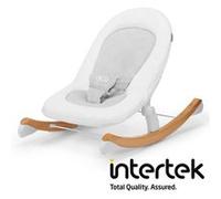 Kinderkraft FINIO Balancelle, Transat Pour Bébé, Chaise à Bascule, Evolutif, Blanc Blanc G