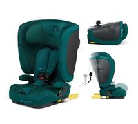 Kinderkraft FIX2GO Siège enfant i-Size, 76-150 cm, Isofix, Top Tether, saferide sensor, jusqu'à env. 12 ans, systèmes de sécurité, revêtements de haute qualité, inclinable, vert