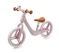 Kinderkraft Fly Plus 2 Draisienne en Métal, Vélo sans Pédales, Vélo Bébé, Siège Réglable, Poids léger, Deux Roues, Évolutif, Style Rétro, avec Cloche, de 2 Ans à 5, 35kg, Rosa