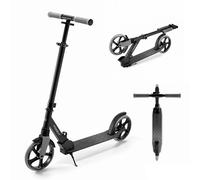 Kinderkraft Freely Trottinette pour Enfants à partir de 3 Ans, jusqu'à 100 kg, Pliage Rapide, Roues en polypropylène, Noire