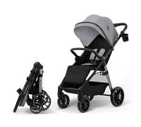 Kinderkraft GRANDE 2 Poussette | Grandes roues, CLICK&FOLD, gris