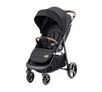 Poussette citadine - KINDERKRAFT - Grande + Black - 4 roues - Dossier et repose-pieds