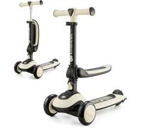 Kinderkraft Halley 2-50 kg, 3 roues, LED, frein, trottinette/draisienne/patinette, réglable, moderne