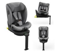 Kinderkraft I-360 2 PRO, siège auto 4 en 1, 40-150 cm, installation ISOFIX facile, 5 positions d'assise, de 0 à 36 kg, EASY SPIN 360° pour un chargement et un déchargement faciles, Gris
